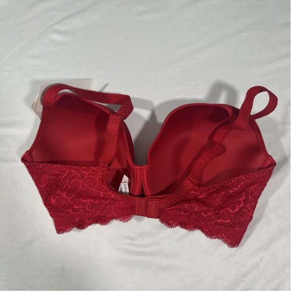 NWT $110 Simone Perele [ 32F ] Andora 3D Molded Underwire Bra Red #6217 - Picture 6 of 9